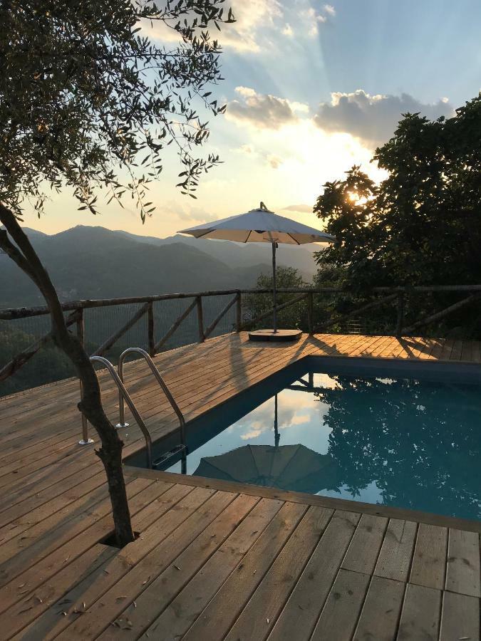 Willa Piscina Con Vista Bagni di Lucca Zewnętrze zdjęcie