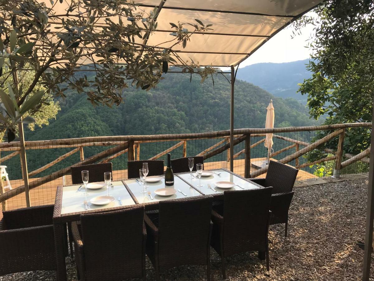 Willa Piscina Con Vista Bagni di Lucca Zewnętrze zdjęcie